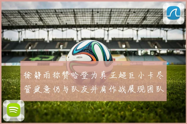 徐静雨称赞哈登为真正超巨小卡尽管疲惫仍与队友并肩作战展现团队精神